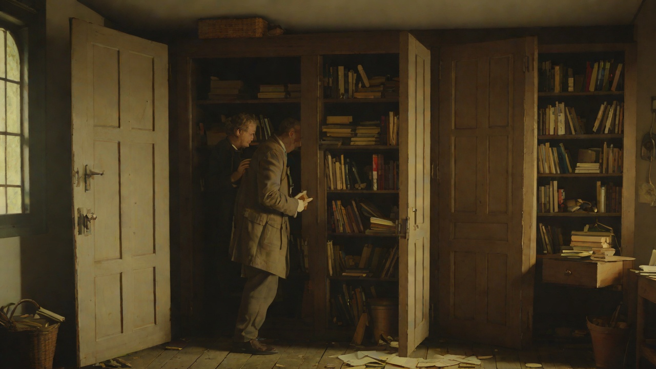 The Stationery Cupboard from "The Unlikely Pilgrimage of Harold Fry". The Stationery Cupboard The Sound Of Weeping Harold finds Queenie crying behind a cupboard door, pressed against the wall, her jacket tugging at the seam.