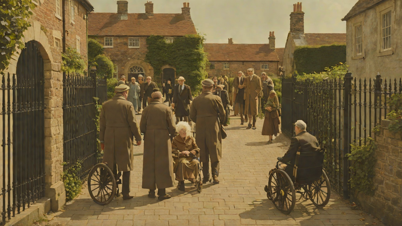 The First Arrival from "The Unlikely Pilgrimage of Harold Fry". The First Arrival The Uncelebrated Gate Harold reaches the gates of St Bernadine's Hospice. No one stops or waves.