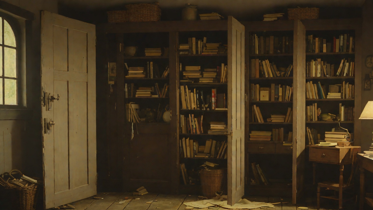 The Stationery Cupboard from "The Unlikely Pilgrimage of Harold Fry". The Stationery Cupboard The Weeping Woman Harold hears a snuffling behind a cupboard door and finds Queenie in tears.