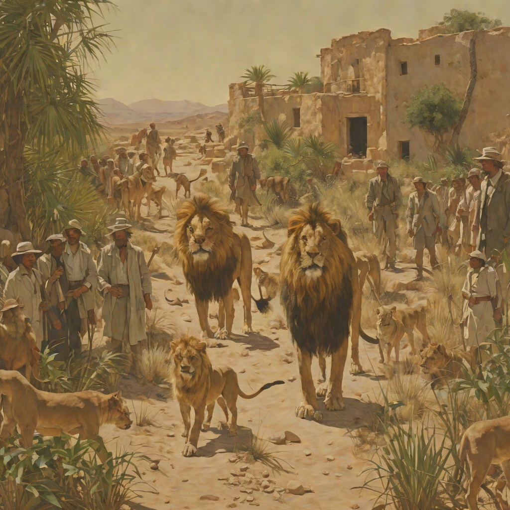 Rich Lion's Takeover from "The Unlikely Pilgrimage of Harold Fry". The subplot of Rich Lion's rise as the leader of a splinter pilgrimage and his manipulation of Harold's story for his own ends.