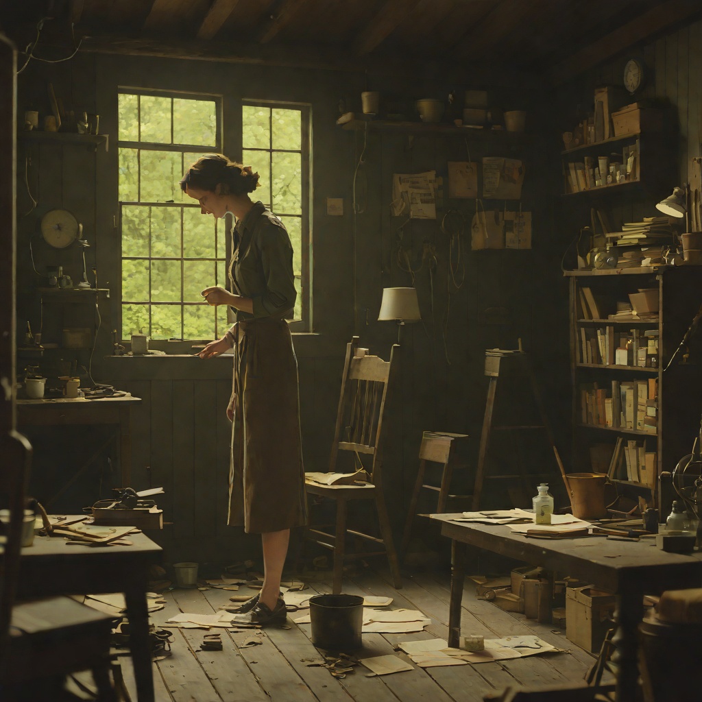 The Garage Girl's Thread from "The Unlikely Pilgrimage of Harold Fry". The unnamed girl who gives Harold the idea of faith, receives his postcards and confession, and finally brings the truth to Maureen.