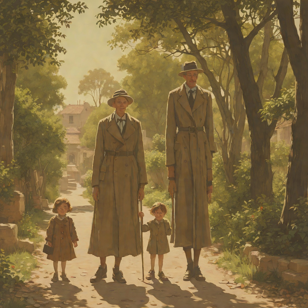 Harold and His Mother Joan from "The Unlikely Pilgrimage of Harold Fry". The absent mother who shapes Harold's silence: her desertion, the aunts, the misspelled letter, and the tenderness that survives.