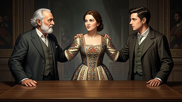 A Queen Brokers Peace from "Henry V". A Queen Brokers Peace A family gathering Queen Isabel joins the English and French rulers during the negotiations.