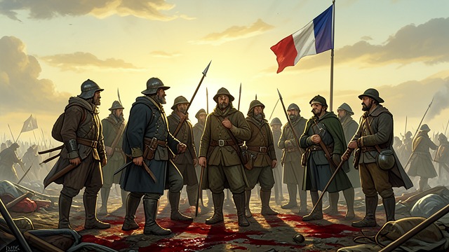 The Battle Won from "Henry V". The Battle Won Success beyond expectation The English defeat a much larger French army despite exhaustion.