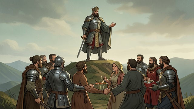 Victory and Settlement from "Henry V". Victory and Settlement A decisive reversal The Battle of Agincourt destroys the expectation that the larger French force will prevail.