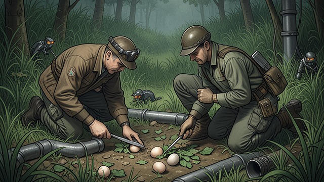 Nests Require Close Searches from "Secret Invasion". Nests Require Close Searches Habitat hides the danger Eggs lie in grasses, under vegetation, and within drainage structures.