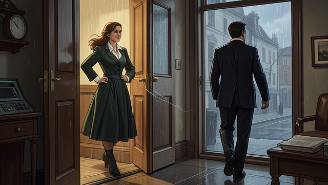 A Familiar Goodbye from "Secret Invasion". A Familiar Goodbye Ordinary affection Mason kisses Eaver goodbye before his workday, and she watches him leave.