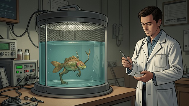 An Unexpected Hatching from "Secret Invasion". An Unexpected Hatching The sample comes alive One egg begins to move while Leslie works. She returns it to its tank, but it hatches almost immediately.