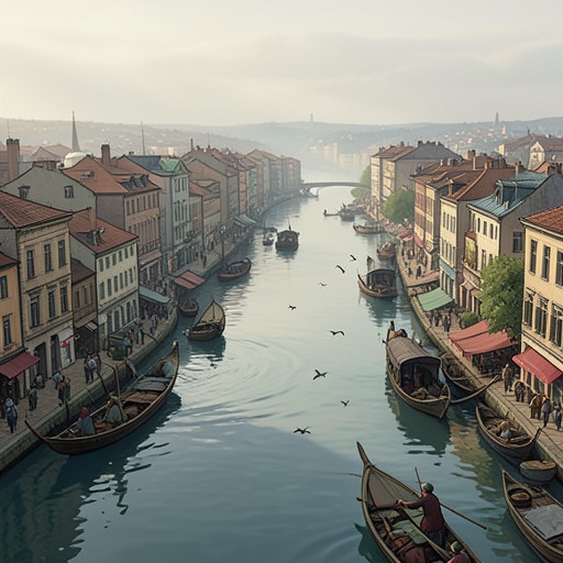 The Waterways as Ecological Highways from "Secret Invasion". This thematic flow interprets rivers, bays, sewers, and wetlands as both animal habitat and connective infrastructure for the crisis.