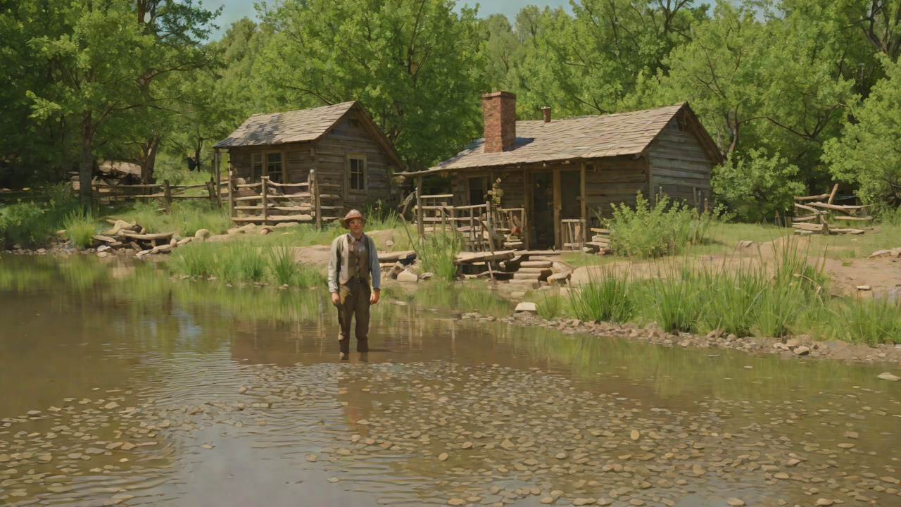 Mr Edwards Swims the Creek from "Little House on the Prairie". Mr Edwards Swims the Creek Scene A shout wakes the house, and Pa opens the door to find Mr Edwards shaking with cold because he has swum across the creek with…