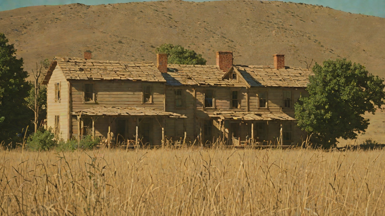 The House as a Fortress During the Crisis from "Little House on the Prairie". The House as a Fortress During the Crisis Scene The little house locks its doors and windows while war-cries rise and fall outside.