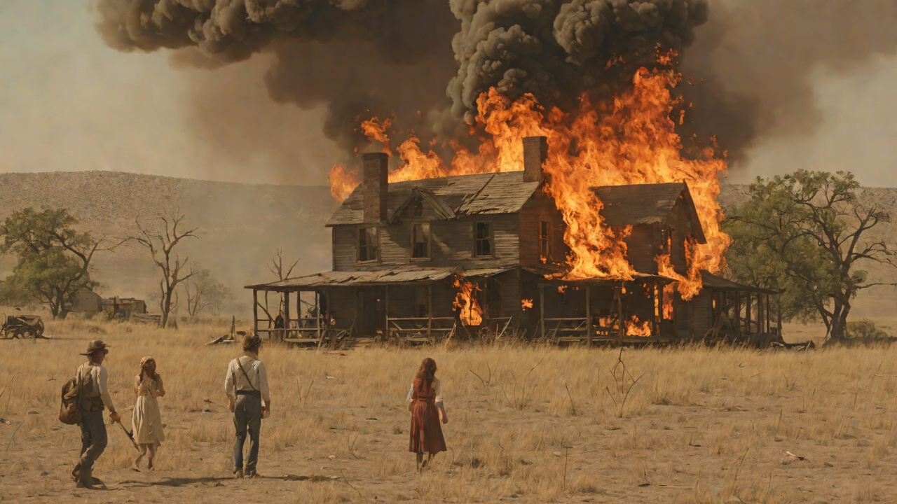 Said After the Prairie Fire from "Little House on the Prairie". Said After the Prairie Fire Scene Ma returns to the house black with smoke and tells the girls that Pa's little fire saved them, and all's well that ends well.