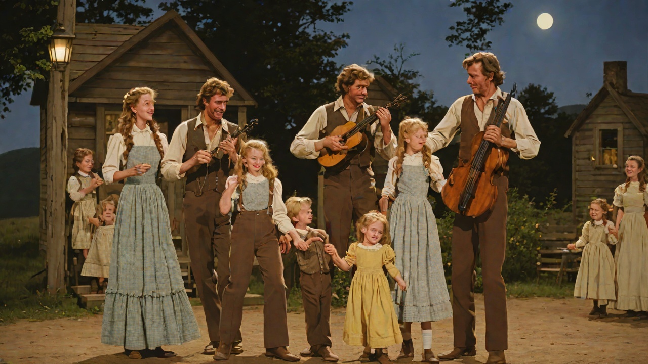 Dancing in the Moonlight from "Little House on the Prairie". Dancing in the Moonlight Scene After supper, Pa plays his fiddle while Mr Edwards dances wildly outside the house.
