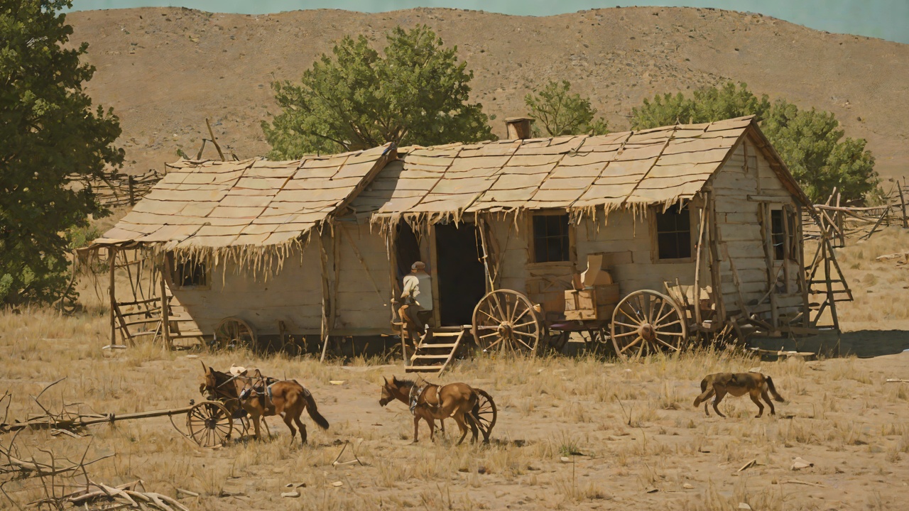 Moving Into the Unfinished House from "Little House on the Prairie". Moving Into the Unfinished House Scene Pa says they will move in before the roof and floor are made because wolves are too close.