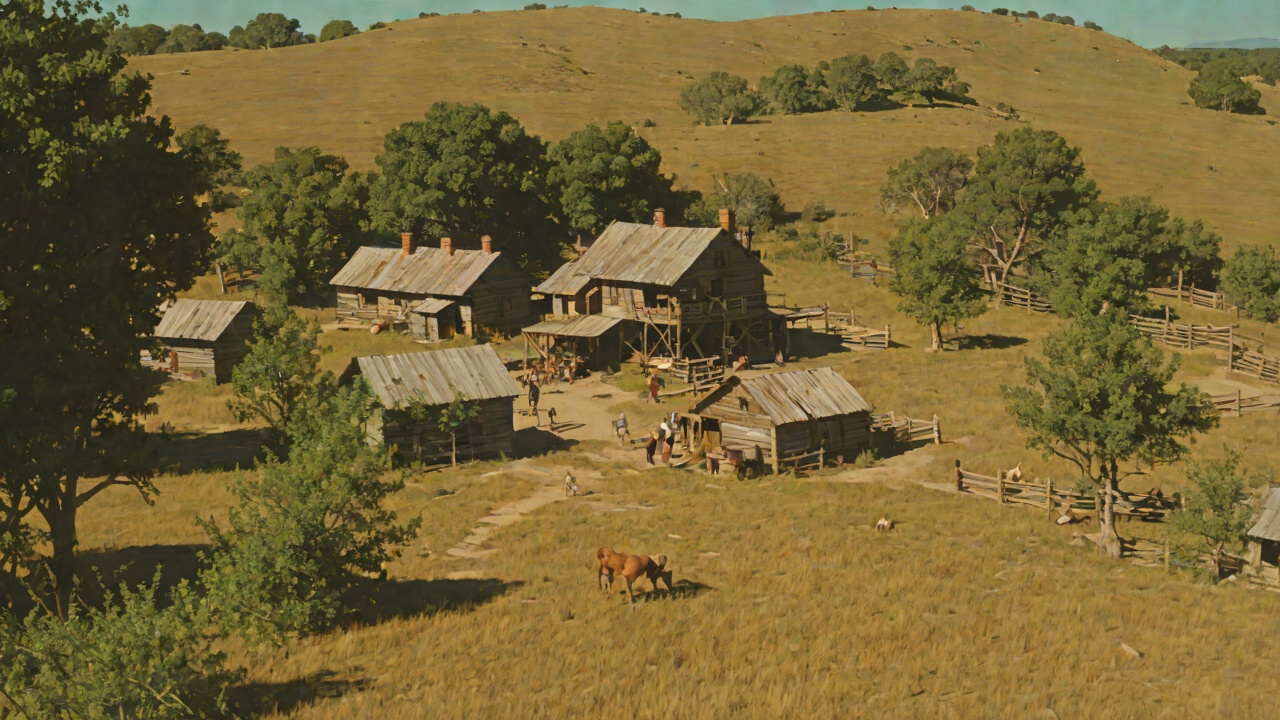 Pa Loves the Wild Country from "Little House on the Prairie". Pa Loves the Wild Country Scene Pa tells Ma that he wants a country where animals live without fear and can be seen eating fruit from the trees.