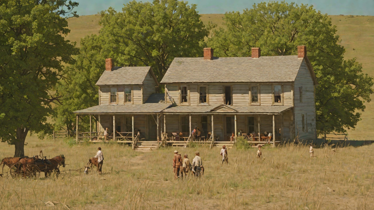 Selling the Wisconsin House from "Little House on the Prairie". Selling the Wisconsin House Scene Charles Ingalls decides Wisconsin is too crowded and sells the little house to fund the move west.