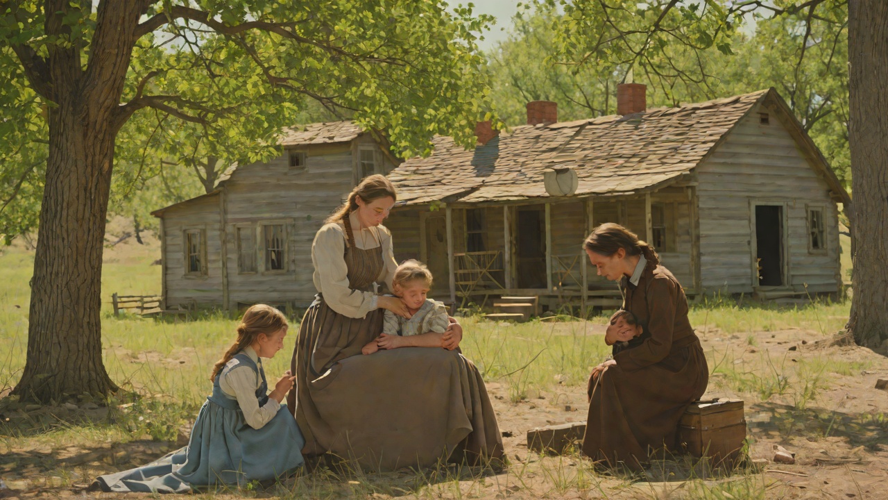 A Mother's Grief at Leaving from "Little House on the Prairie". A Mother's Grief at Leaving Scene Pa says a year is gone, and Ma answers gently, 'A year gone, Charles.' Her sadness is quiet but real as they prepare to leave…