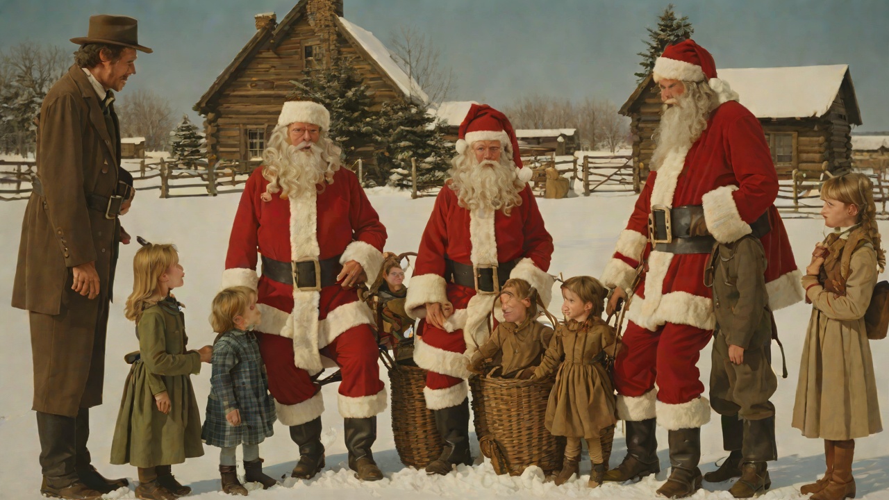The Santa Claus Story from "Little House on the Prairie". The Santa Claus Story Scene Mr Edwards tells Laura and Mary that he met Santa Claus in Independence, and that Santa knew their names and asked him to carry the…