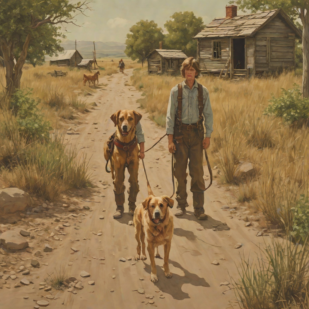 Jack the Dog: Loyalty Through Danger from "Little House on the Prairie". This character-destiny flow traces Jack's journey from lost dog to guard, captive house dog, and finally lifesaving guide.