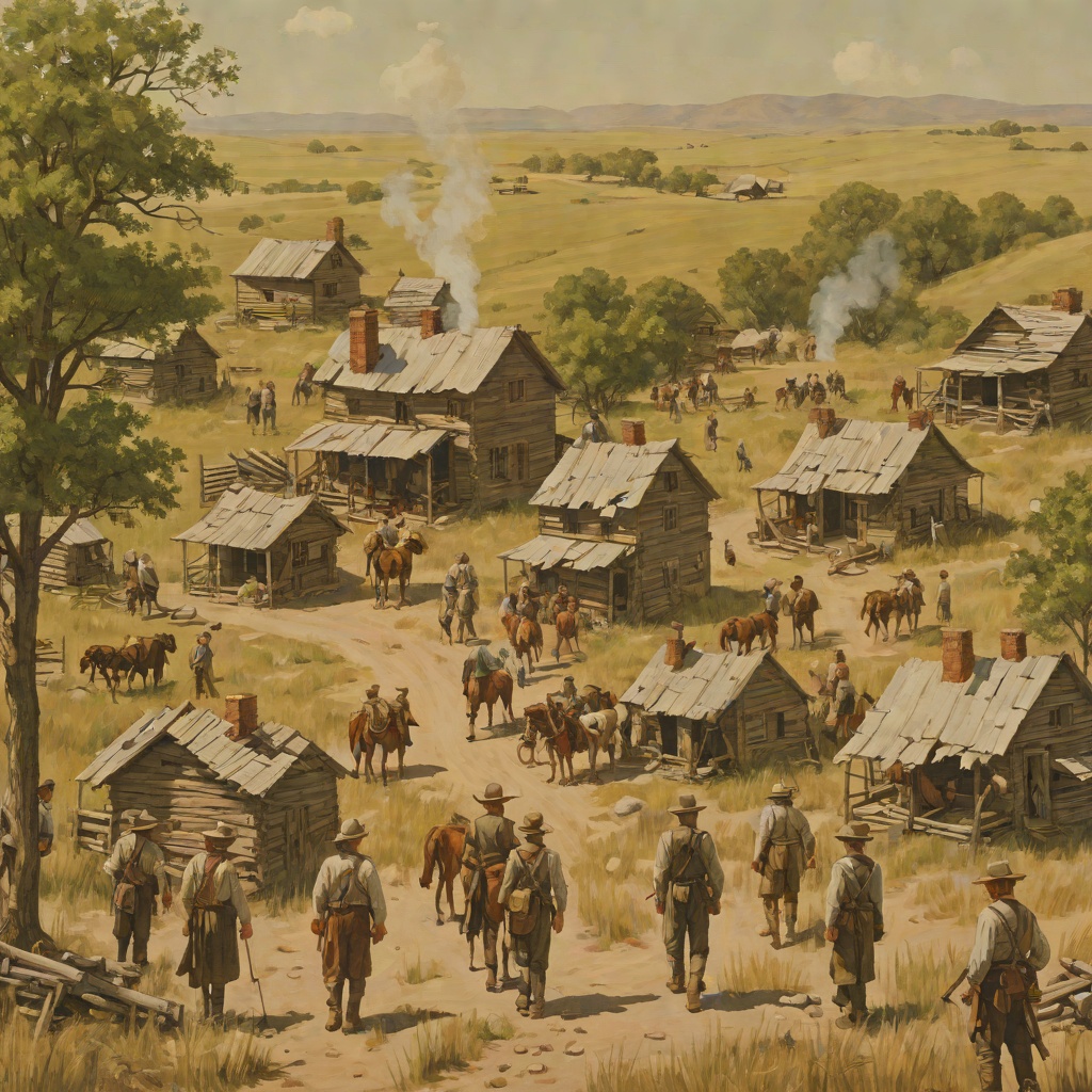 Government Authority and the Fate of the Homestead from "Little House on the Prairie". This flow follows the political pressure building around the Ingalls claim, from Indian removal to rumors of soldiers and the final government order.