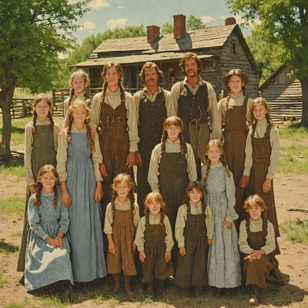 Frontier Neighborly Friendship from "Little House on the Prairie". This emotional thread follows the friendship between the Ingalls family and their neighbors, especially Mr Edwards and the Scotts.