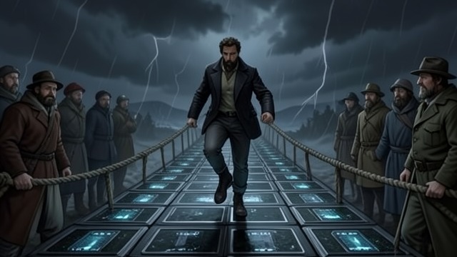 Three Enter the Depository from "Strangers". Infiltration through the storm Crossing the perimeter Jack Twist finds a gap in the electronic defenses and uses a rope bridge to cross a pressure-sensitive…