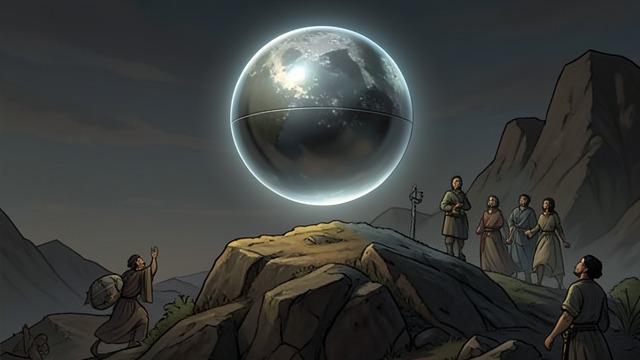 The Motif Finds Its Meaning from "Strangers". The symbol resolves into a vessel The source is found At Thunder Hill, the witnesses see the spacecraft that appeared moonlike in memory.