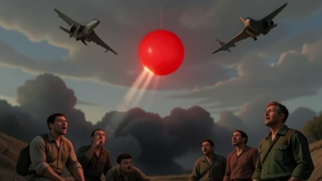 The Fall of the Red Moon from "Strangers". A visit changes the scale of life A luminous descent The witnesses remember a bright moonlike object turning red and descending toward the plains, while…