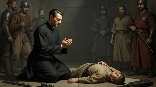 A Legacy in Brendan from "Strangers". A mentor’s work continues Choosing a priest’s duty Brendan remains with Wycazik’s body to pray, even when armed men demand that he move.
