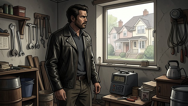 A House Becomes a Fortress from "Strangers". Preparation answers a hidden fear Withdrawal from work Calvin leaves trucking, disconnects his telephone, and fortifies his home.