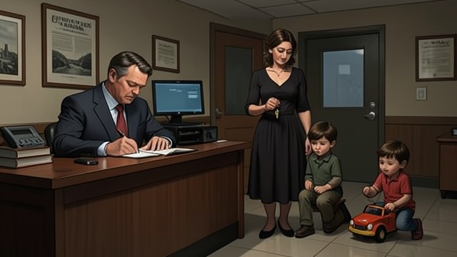 The Family Checks In from "Strangers". A family joins the motel’s guests A routine registration Gerald Salcoe, his wife, and twin daughters rent two rooms at the Tranquility Motel.
