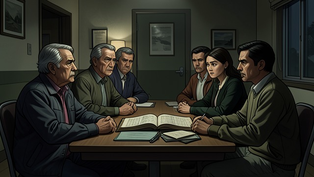 The Witnesses Reassemble from "Strangers". Strangers recognize a shared past A found family Dominick Corvaisis meets Ernie Block, Faye Block, Ned Sarver, and Sandy Sarver at the motel.
