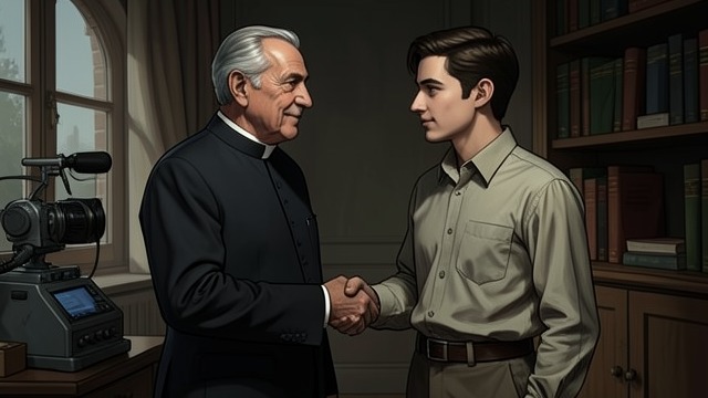 A Father’s Confidence from "Strangers". Faith is not forced Support through uncertainty Wycazik argues with Brendan and hopes to restore his belief, but he does not abandon him when the effort fails.