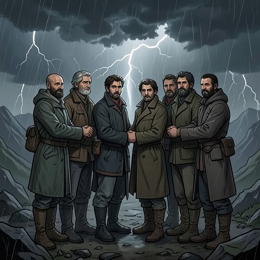 A Chosen Family Faces the Storm from "Strangers". This thread follows the Tranquility witnesses as isolated strangers build solidarity and divide responsibilities under imminent attack.