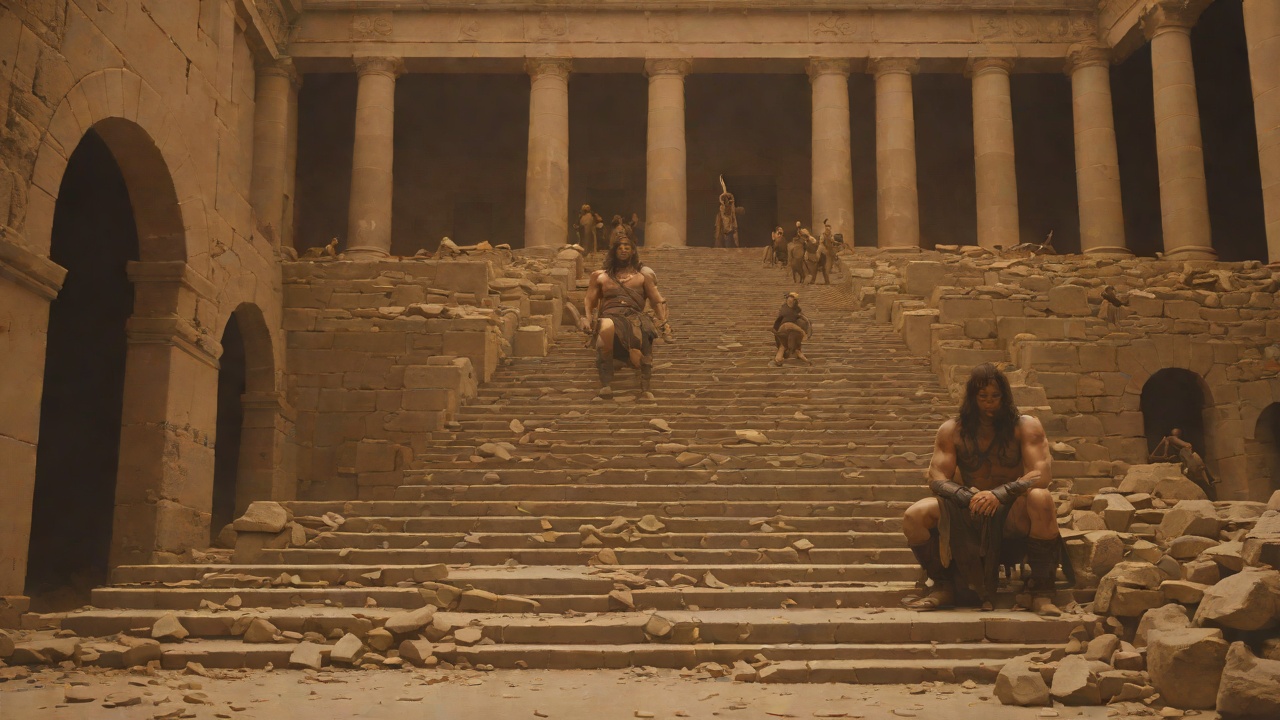 The Revenge and Its Finish from "Conan the Barbarian". The Revenge and Its Finish Conan watches Doom's head roll down the temple stairs, and the tension drains from his body.