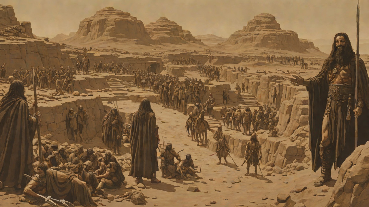 The Wizard of the Mounds from "Conan the Barbarian". The Wizard of the Mounds A gaunt greybeard greets Conan from a hide lean-to among the burial mounds.