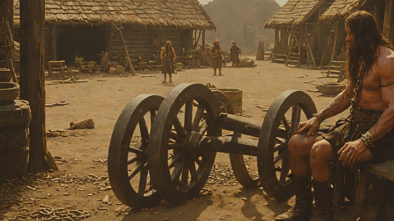 The Buyer at the Mill from "Conan the Barbarian". The Buyer at the Mill A squat red-bearded stranger studies Conan's shoulders and pays gold to the Wheel Master.