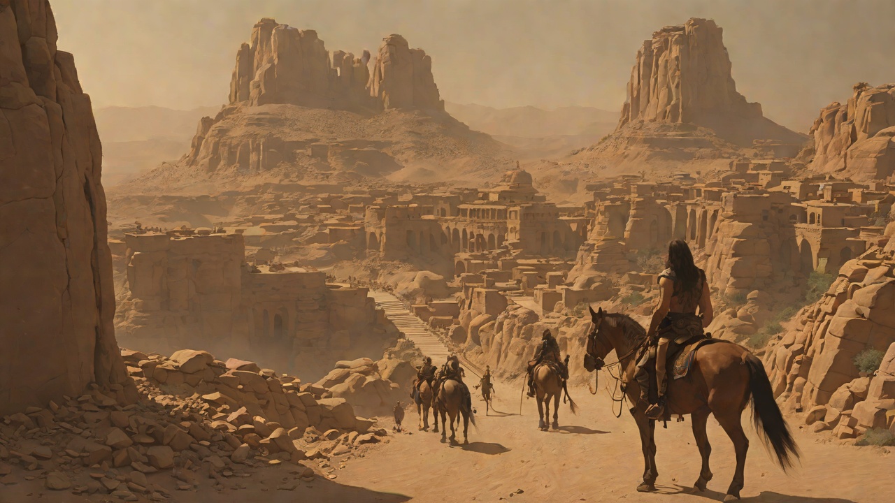 The Unwilling Guide from "Conan the Barbarian". The Unwilling Guide Weeping but resolved, Yasimina rides with Conan to the gates of the Mountain and leads him into the sanctuary.