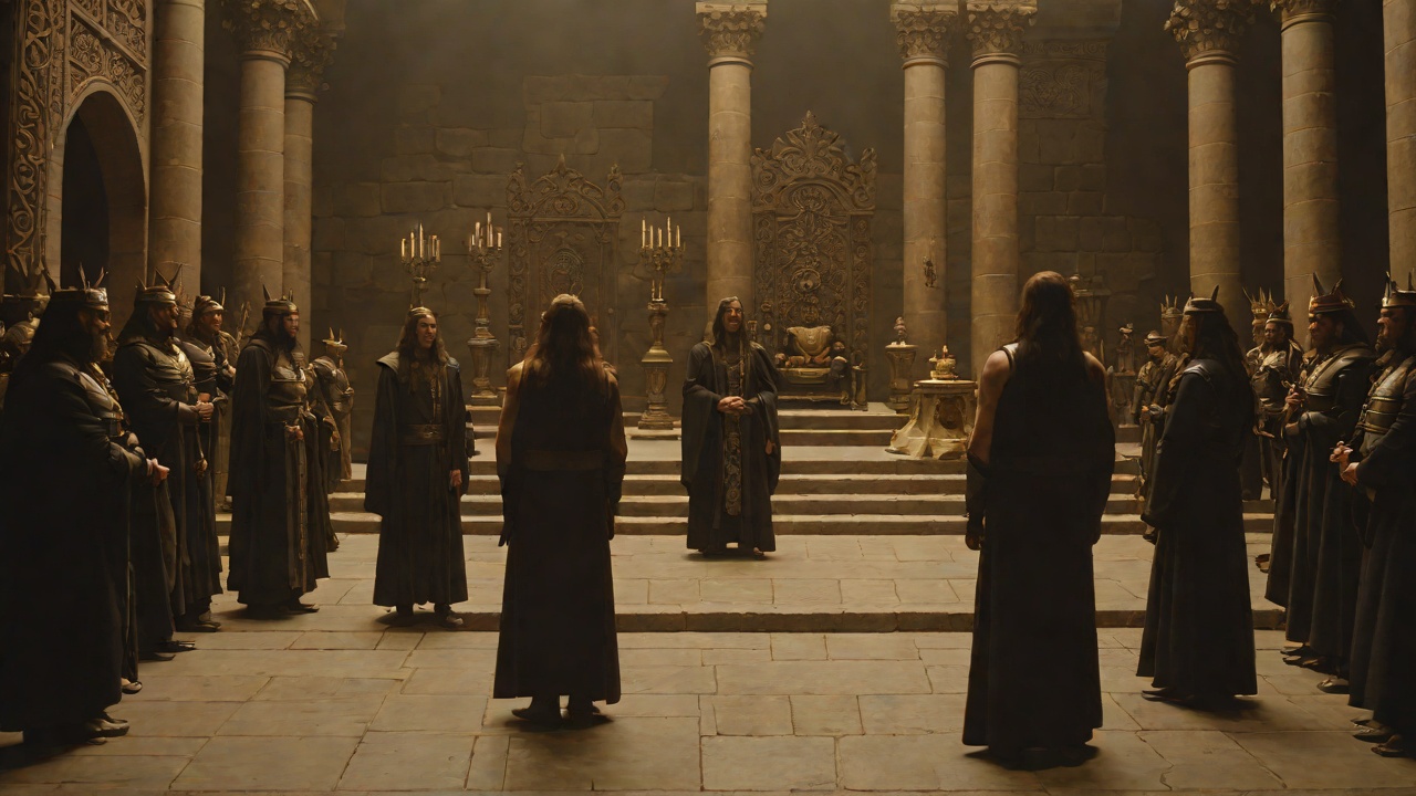 The Priests' Boldness from "Conan the Barbarian". The Priests' Boldness Yaro enters the throne room and announces the cult's audacious plan to marry the king's daughter.