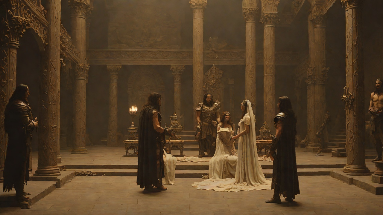 The Marriage Ultimatum from "Conan the Barbarian". The Marriage Ultimatum Yaro enters the darkened throne room and announces Doom's wish to marry Yasimina.
