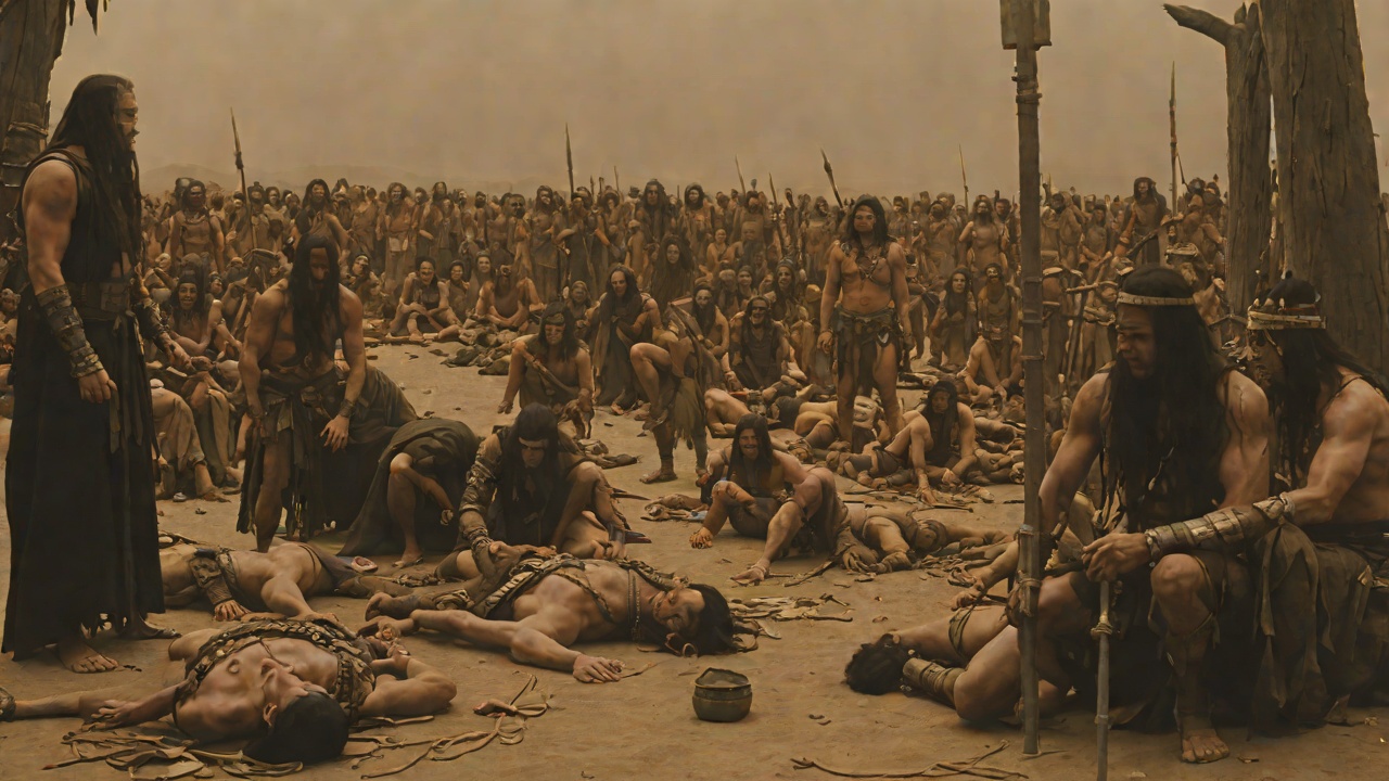 The Rite of Healing from "Conan the Barbarian". The Rite of Healing The shaman binds Conan's body in black sable and paints cryptic glyphs over his eyelids.