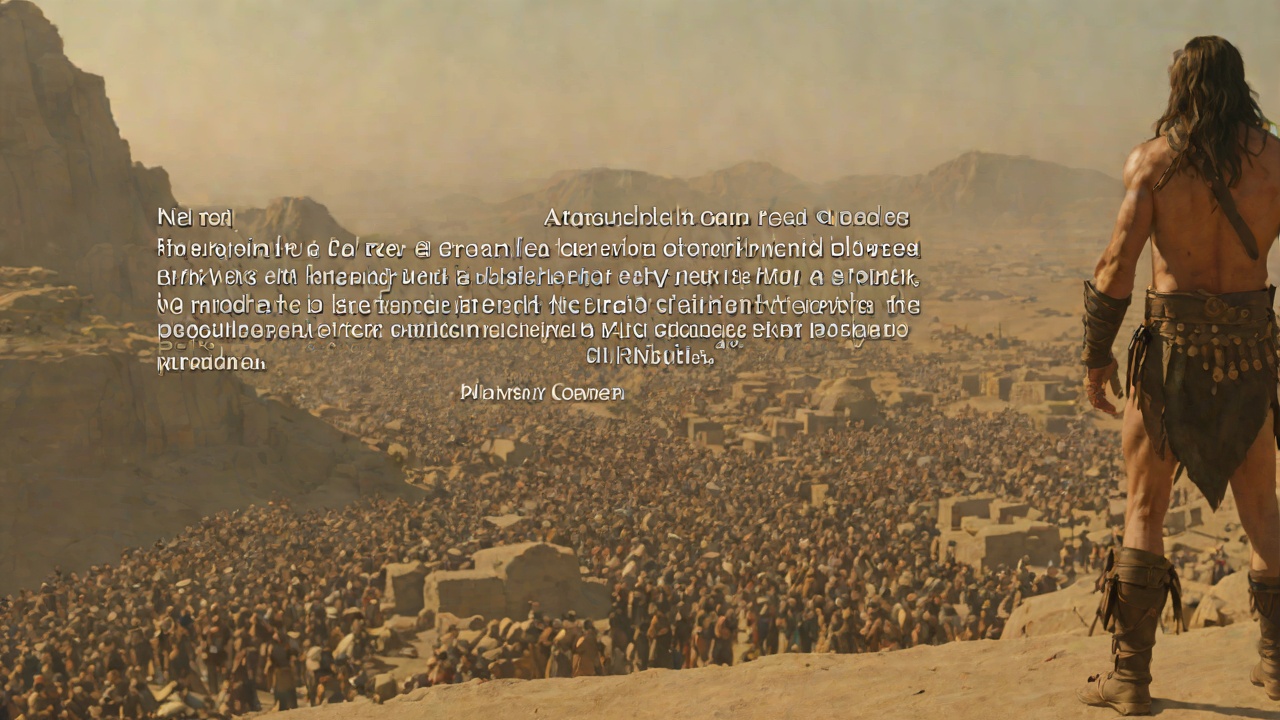 Recognition from "Conan the Barbarian". Recognition Yaro arrives at the Mountain to report the stolen talisman and sees the barbarian among the worshippers.
