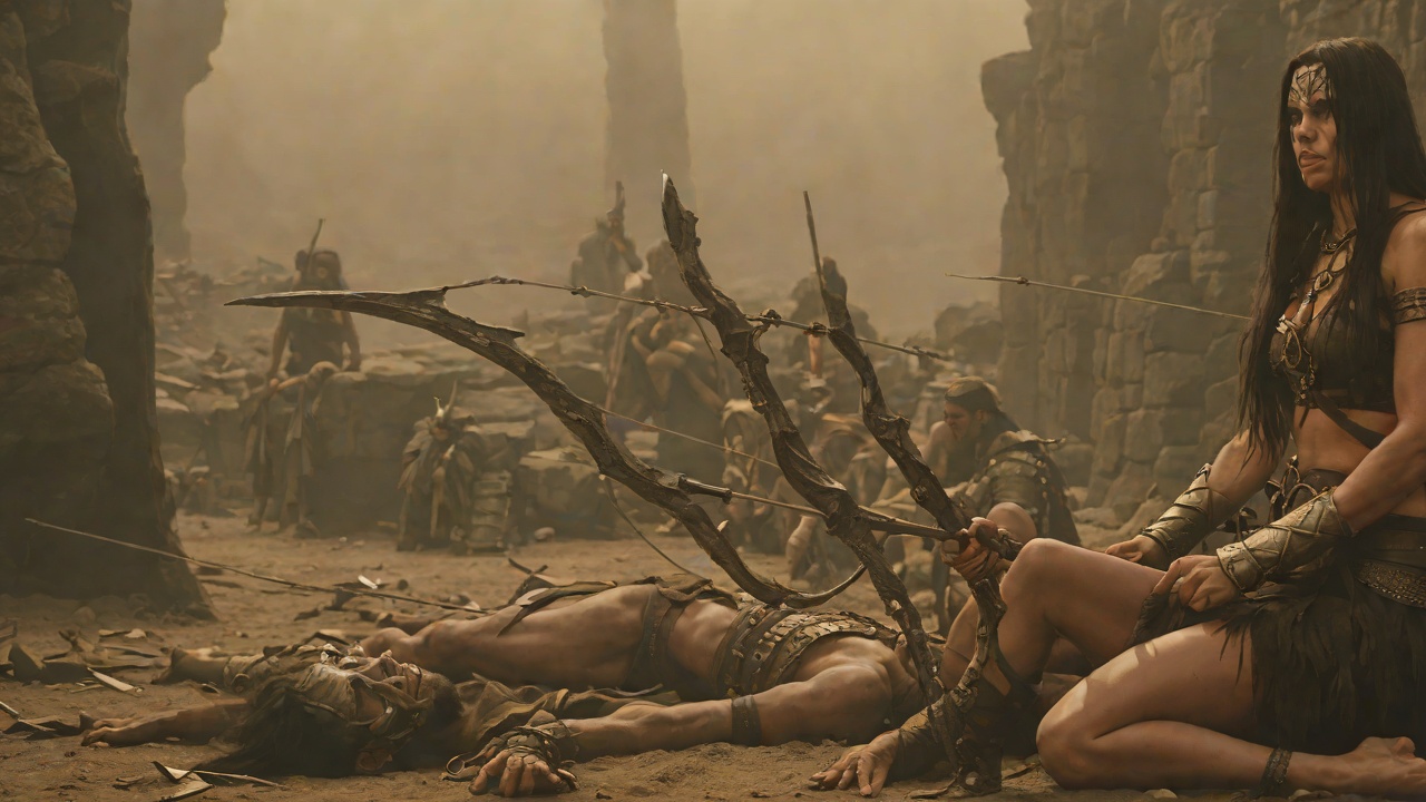 The Paid Price from "Conan the Barbarian". The Paid Price Valeria's body sags with the serpent arrow through her lungs, and she whispers the cost of his healing.
