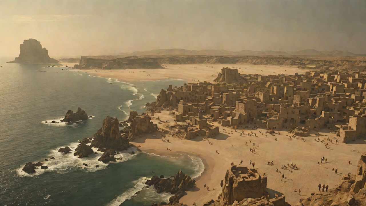 The Shores of the Vilayet Sea from "Conan the Barbarian". The Shores of the Vilayet Sea Trudging along the coast, Conan reaches the tumuli of forgotten kings.