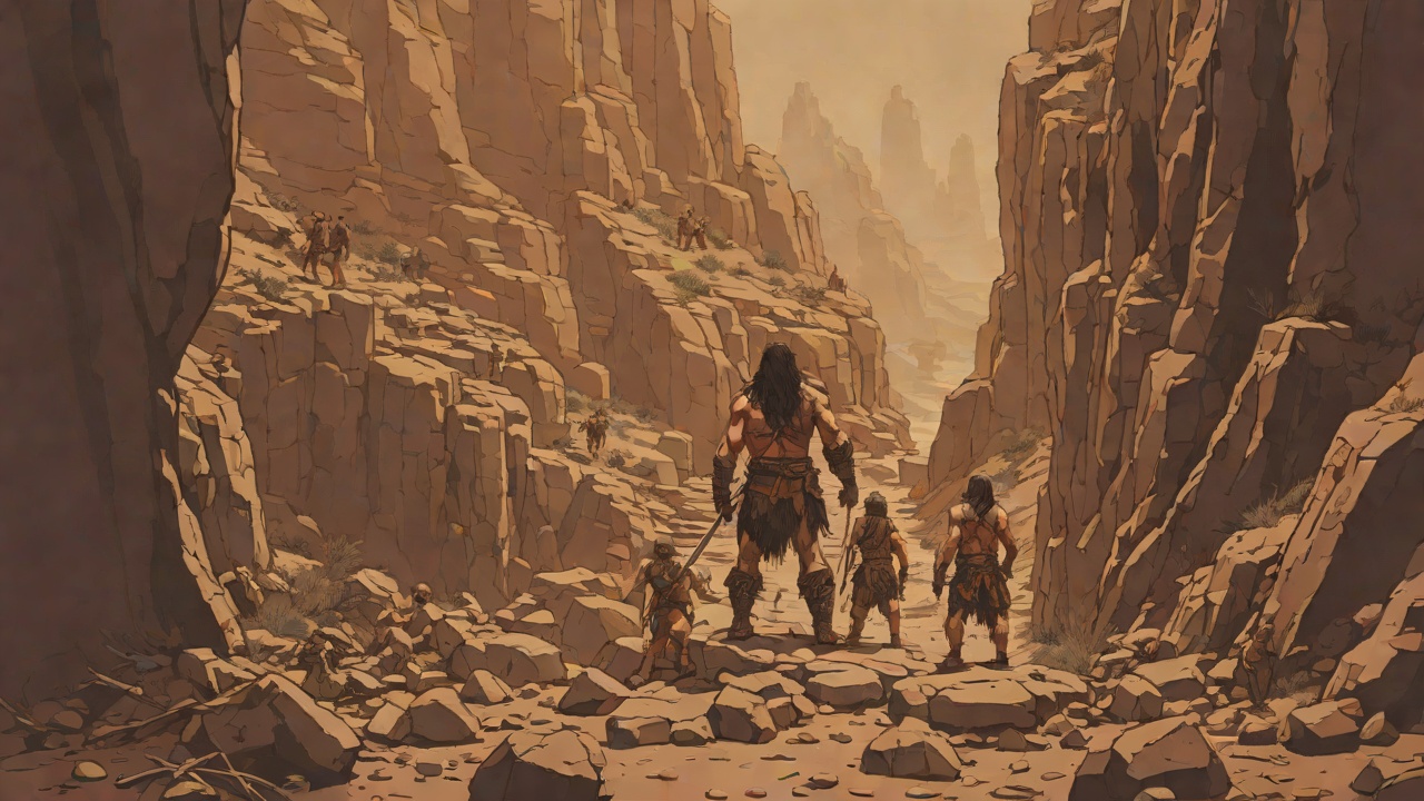 The Rescue from "Conan the Barbarian". The Rescue Conan, Valeria, and Subotai enter the Mountain through a hidden gorge and reach the drugged pleasure chamber.