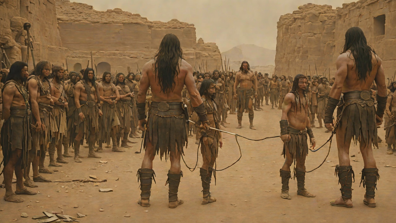 The Slave's Vow from "Conan the Barbarian". The Slave's Vow Chained among the captured Cimmerians, Conan trudges northward in a daze of grief.