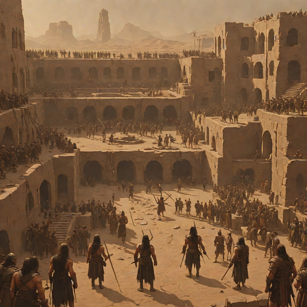 Osric's Court and the Cult's Intrusion from "Conan the Barbarian". The decay of the Zamoran court as the cult of Set gains power, ending in Osric's murder and the rise of his daughter.