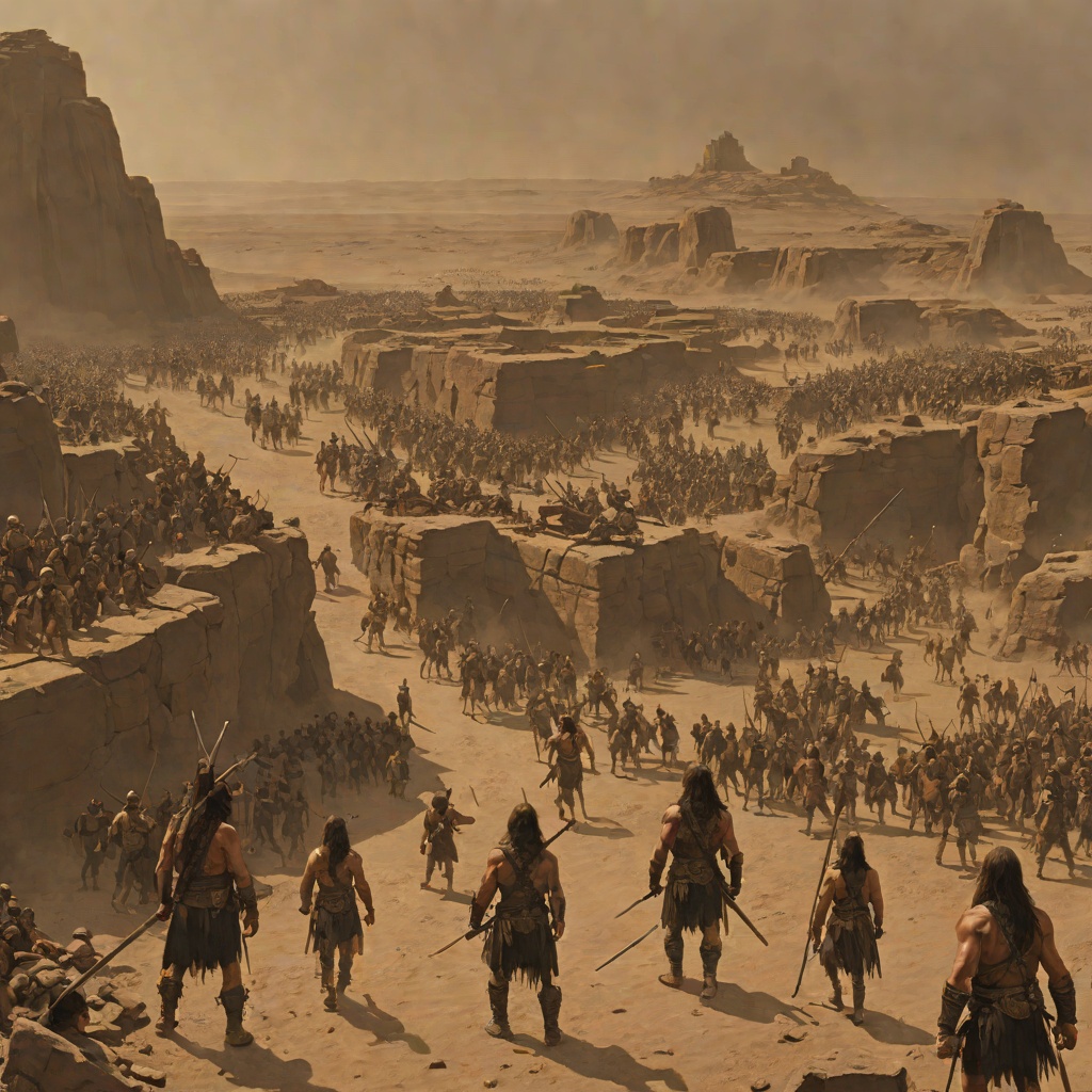 The Vengeance Quest from "Conan the Barbarian". Conan's lifelong pursuit of the raiders who destroyed his village and of Thulsa Doom, from the boy's first sight of the black-serpent emblem to the final…