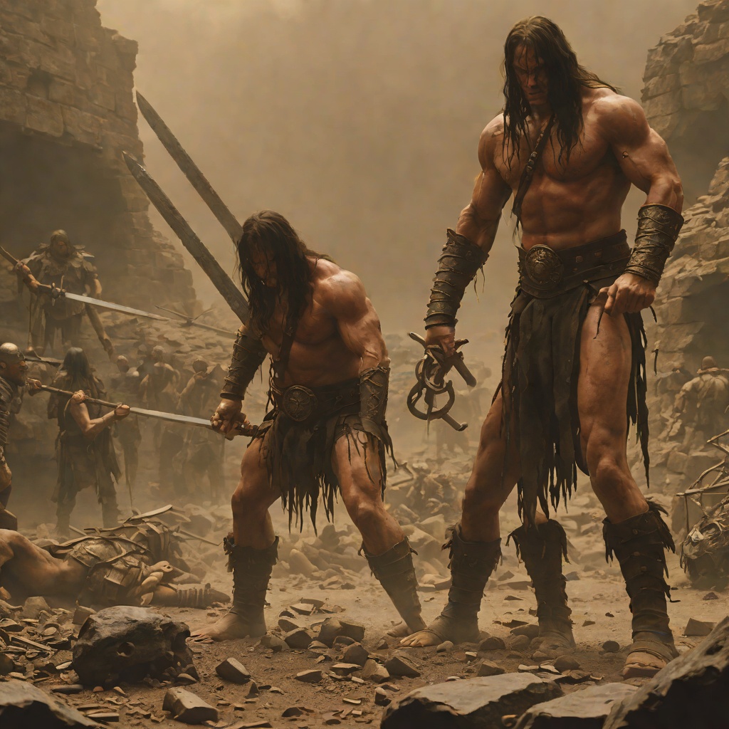 Suffering and the Forging of Character from "Conan the Barbarian". How pain, loss, and slavery hammer Conan's inner iron into unbreakable will, and how Doom tries to claim that work as his own.