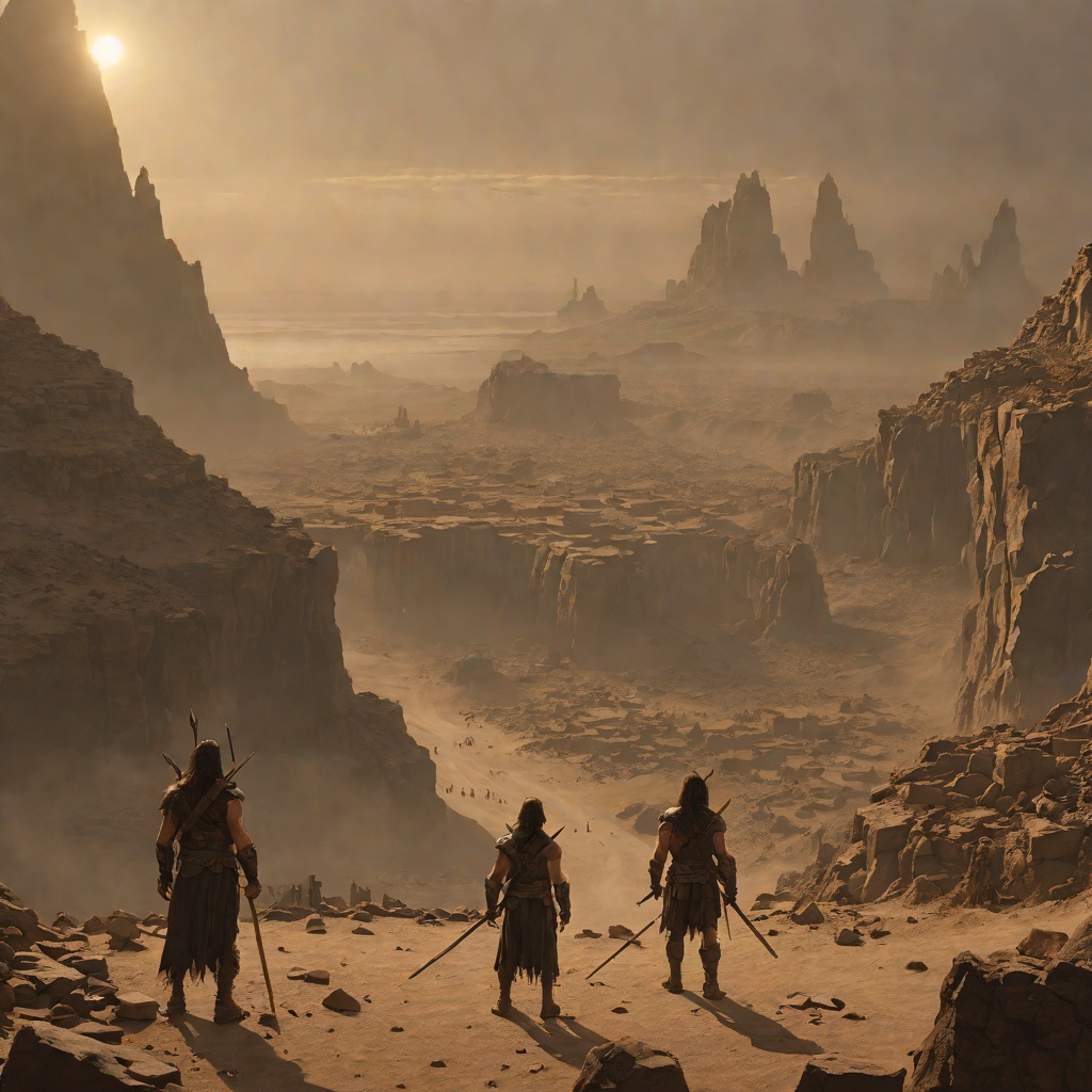 Osric's Arc from "Conan the Barbarian". A lonely king's slow decline from powerless ruler to murdered father, undone by the very guards he trusted.